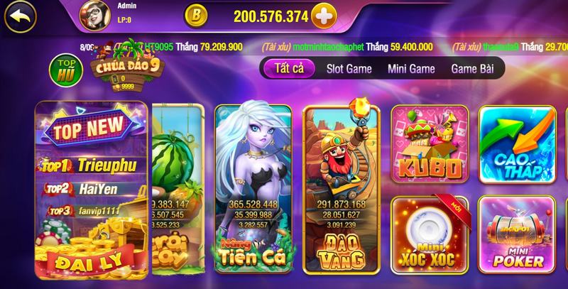 Sảnh game slot lộng lẫy với hàng ngàn phần thưởng